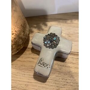 Trinket Box 'Love' with Rhinestones – Ceramic